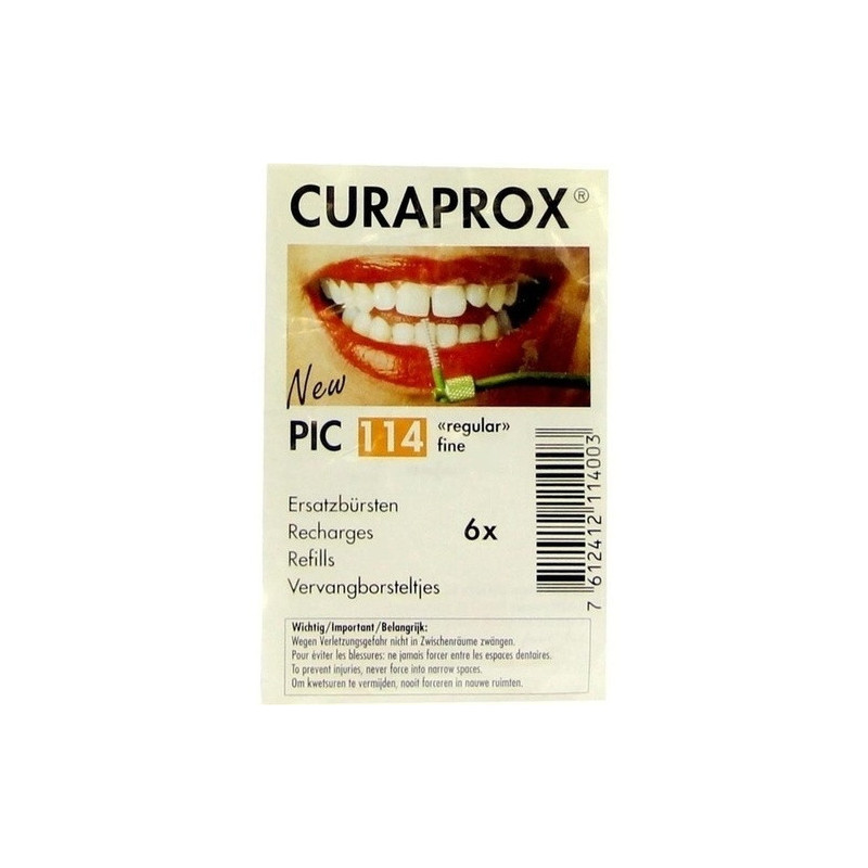 CURAPROX PIC 114 regular fine orange, 6 ST – PZN 258603