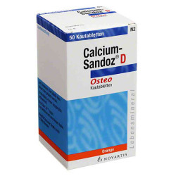 Calcium-Sandoz D Osteo 500mg/400 I.E. (50 stk) – PZN 2227788