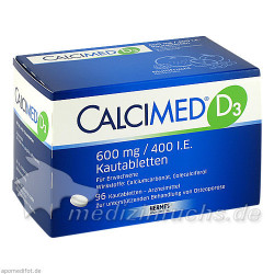 Calcimed D3 600mg/400 I.E., 96 ST – PZN 9750145
