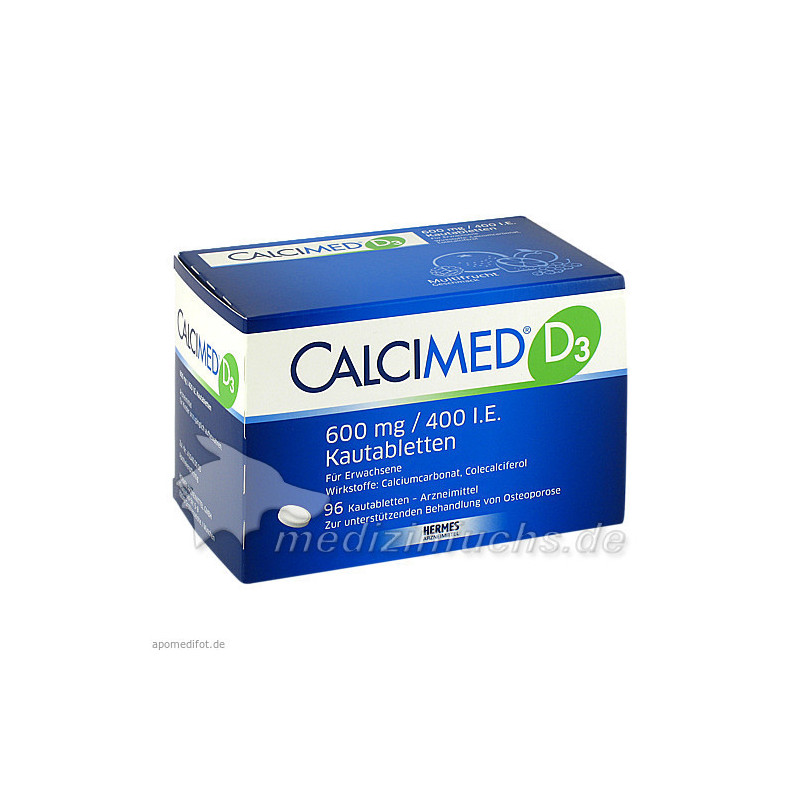 Calcimed D3 600mg/400 I.E., 96 ST – PZN 9750145