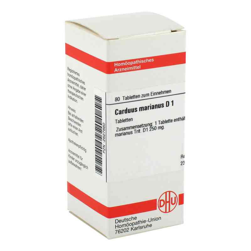 Carduus Marianus D 1 Tabletten (80 stk) – PZN 2627660