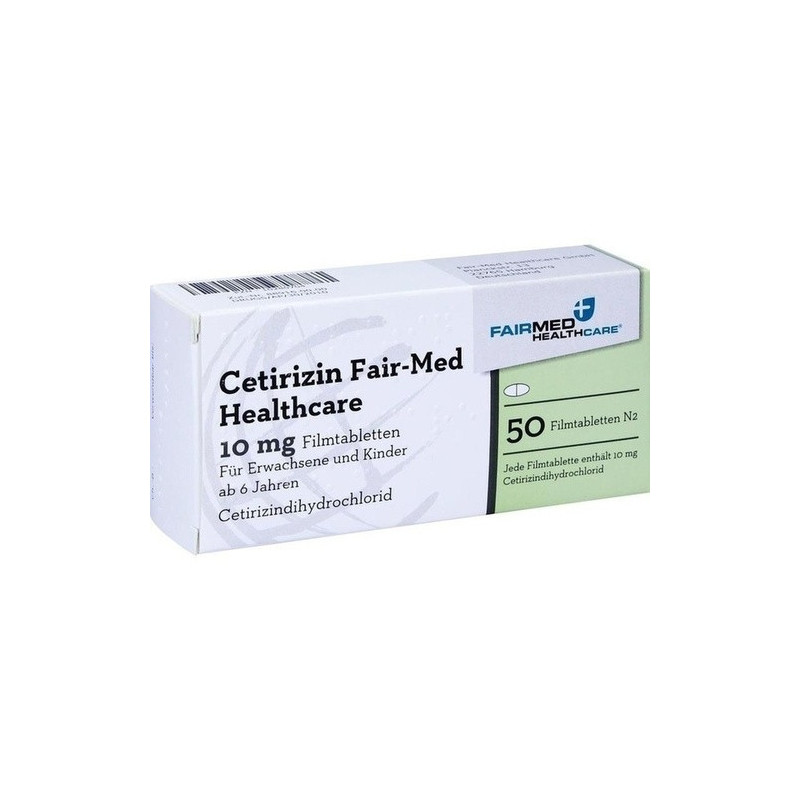 Cetirizin Fair-Med Healthcare 10mg Filmtabletten, 50 ST – PZN 10280704