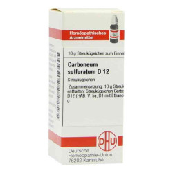 Carboneum Sulfurat. D 12 Globuli (10 g) – PZN 419