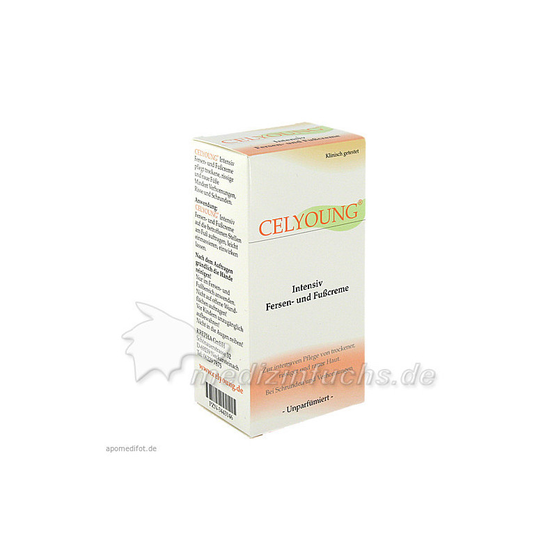 CELYOUNG Intensiv Fersen u. Fußcreme, 100 ML – PZN 3443146