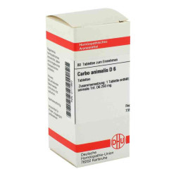 Carbo Animalis D 6 Tabletten (80 stk) – PZN 2111850