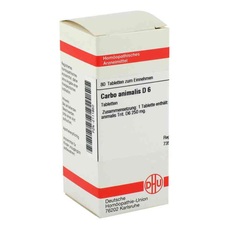 Carbo Animalis D 6 Tabletten (80 stk) – PZN 2111850