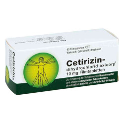 Cetirizindihydrochlorid axicorp 10mg (50 stk) – PZN 12376437