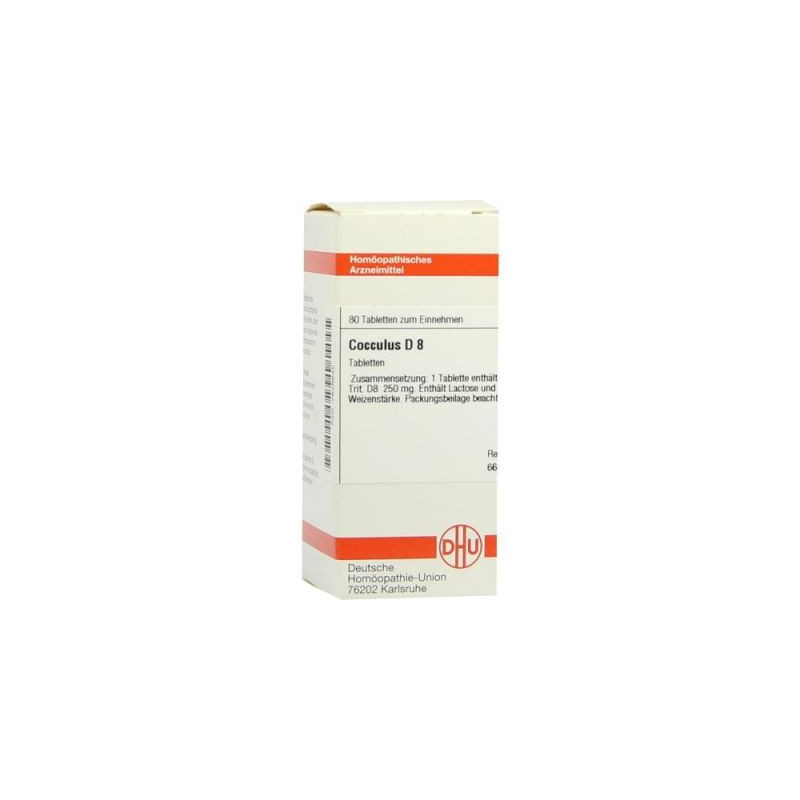Cocculus D 8 Tabletten (80 stk) – PZN 2628642