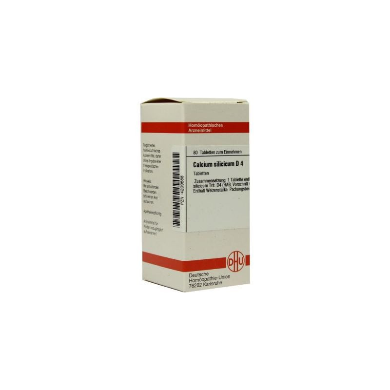 Calcium Silicicum D 4 Tabletten (80 stk) – PZN 4209688