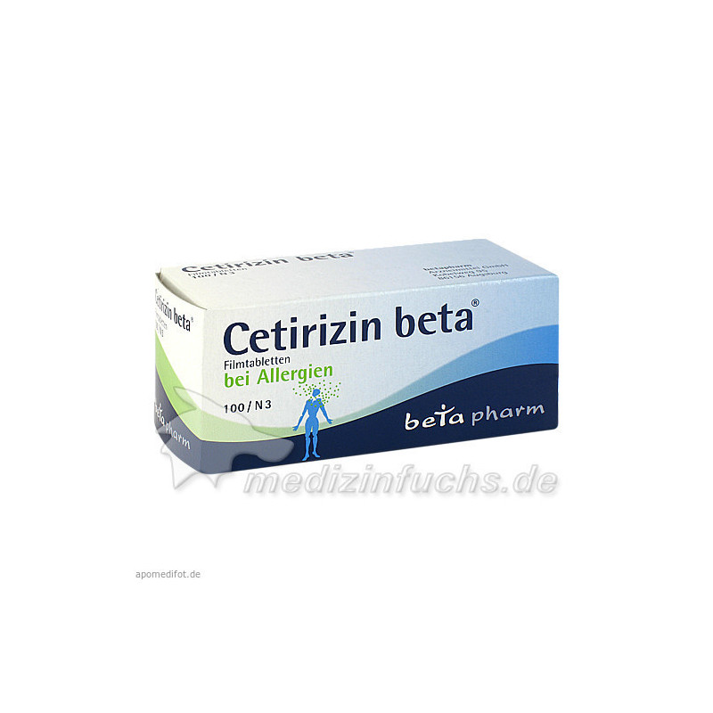 Cetirizin beta, 100 ST – PZN 2156893