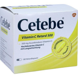 Cetebe Vitamin C Retard 500, 180 ST – PZN 3884324