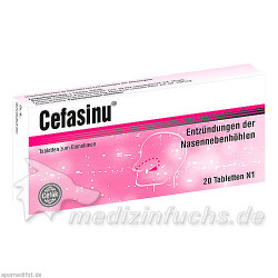 Cefasinu, 20 ST – PZN 180686