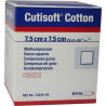 Cutisoft Cotton Kompressen 7.5x7.5cm steril, 25X2 ST – PZN 1563395