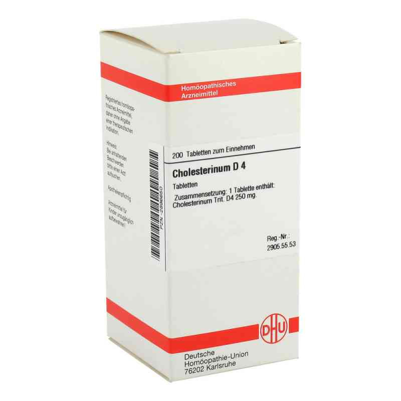 Cholesterinum D 4 Tabletten (200 stk) – PZN 2896650