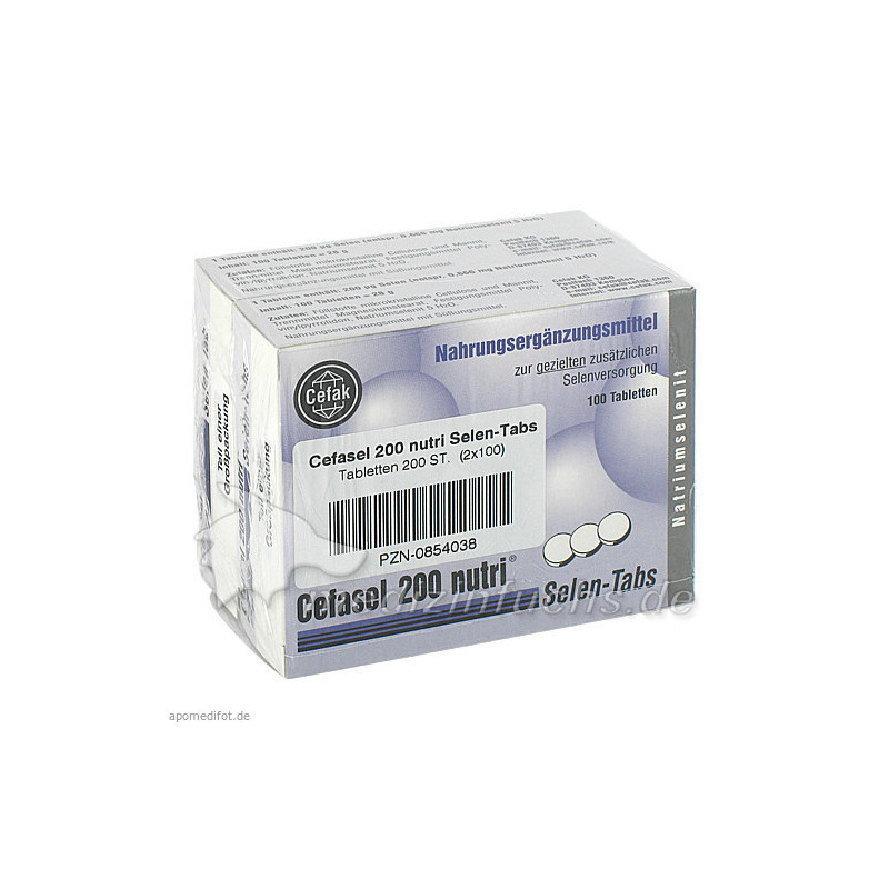 Cefasel 200 nutri Selen-Tabs, 200 ST – PZN 854038