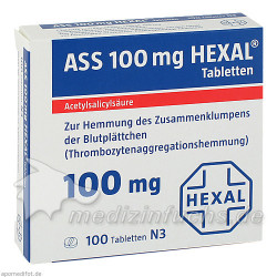 ASS 100 HEXAL, 100 ST – PZN 7402210