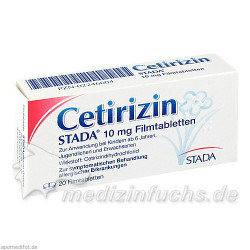 Cetirizin STADA 10mg Filmtabletten, 20 ST – PZN 2246604