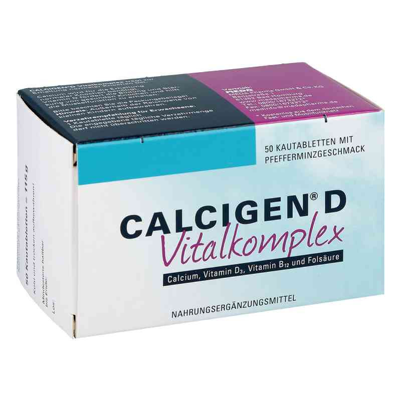 Calcigen D Vitalkomplex Kautabletten (50 stk) – PZN 1865794