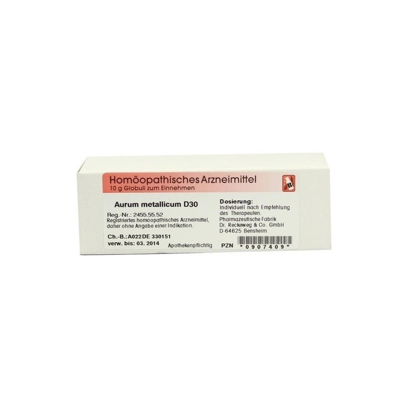 AURUM METALLICUM D30, 10 G – PZN 2946081