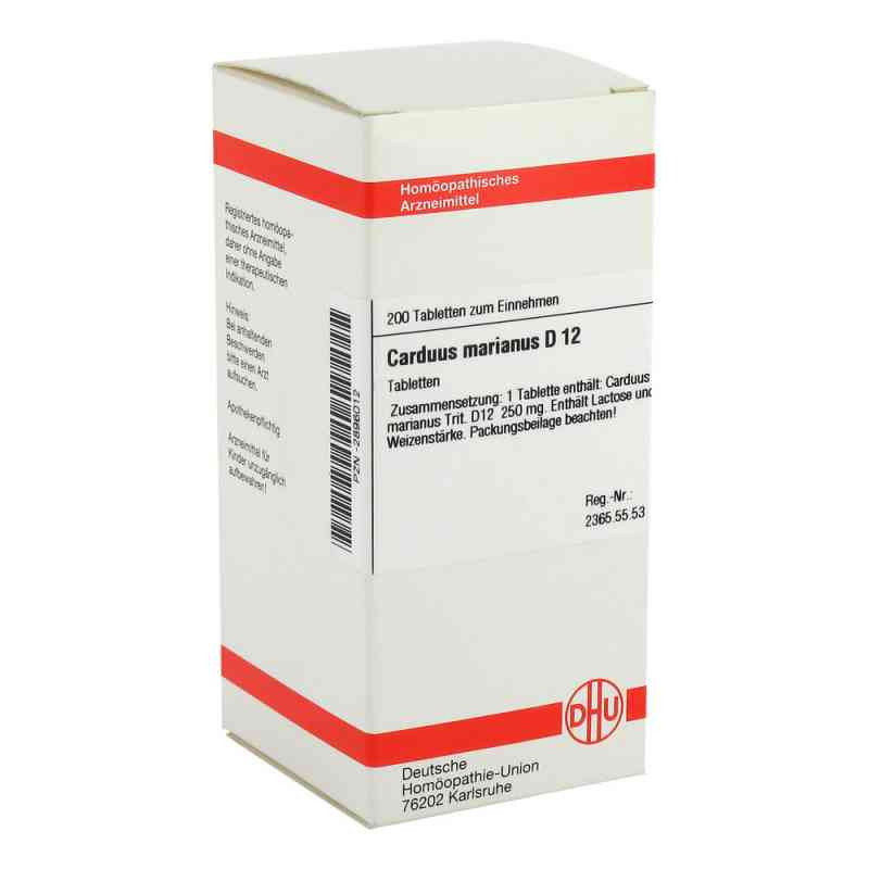 Carduus Marianus D 12 Tabletten (200 stk) – PZN 2896012