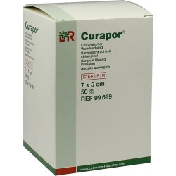 CURAPOR Wundverband steril chirurgisch 5x7 cm, 50 ST – PZN 9512285