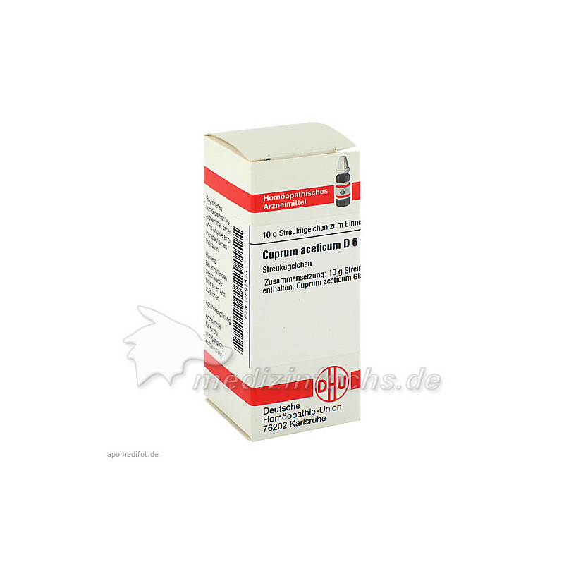 CUPRUM ACET D 6, 10 G – PZN 2897520