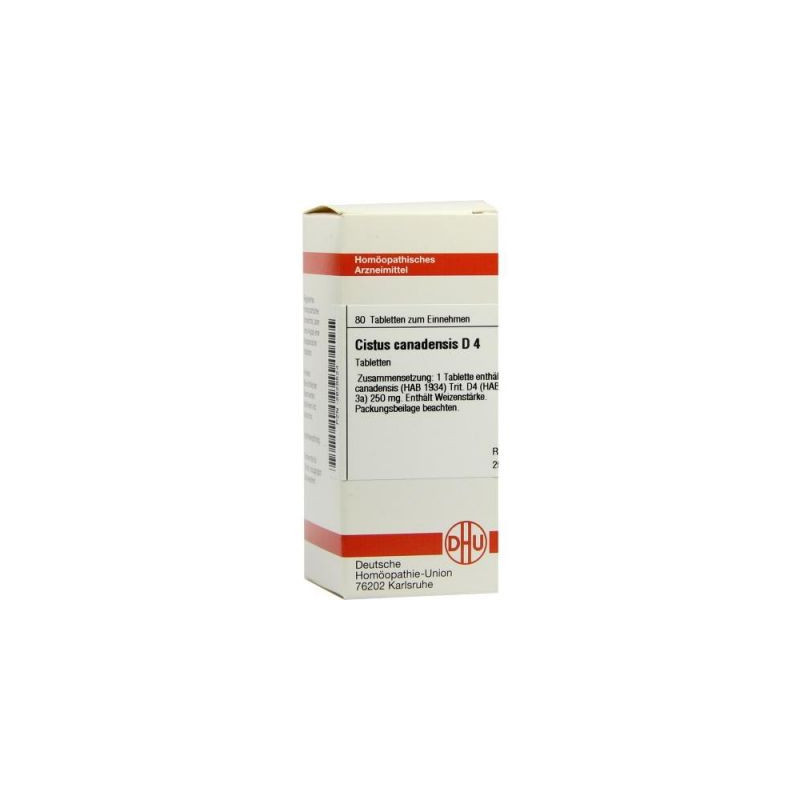 Cistus Canadensis D 4 Tabletten (80 stk) – PZN 2628524