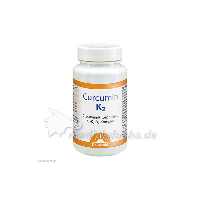 Curcumin K2 Dr. Jacob's, 60 ST – PZN 2647384