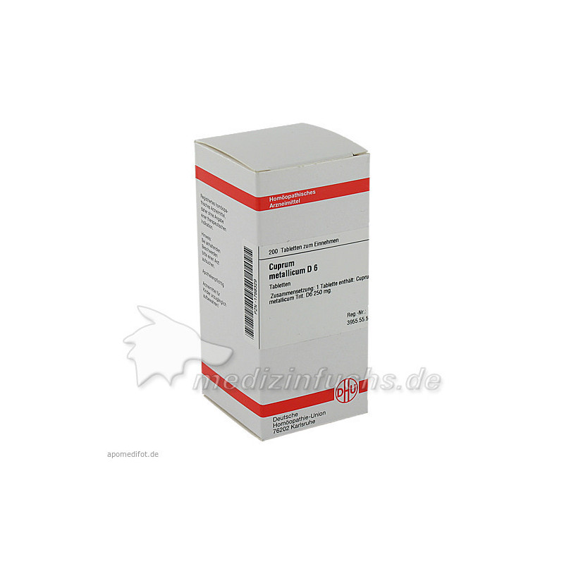 CUPRUM MET D 6, 200 ST – PZN 1768329