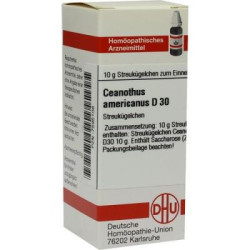 Ceanothus Americanus D 30 Globuli (10 g) – PZN 7595108