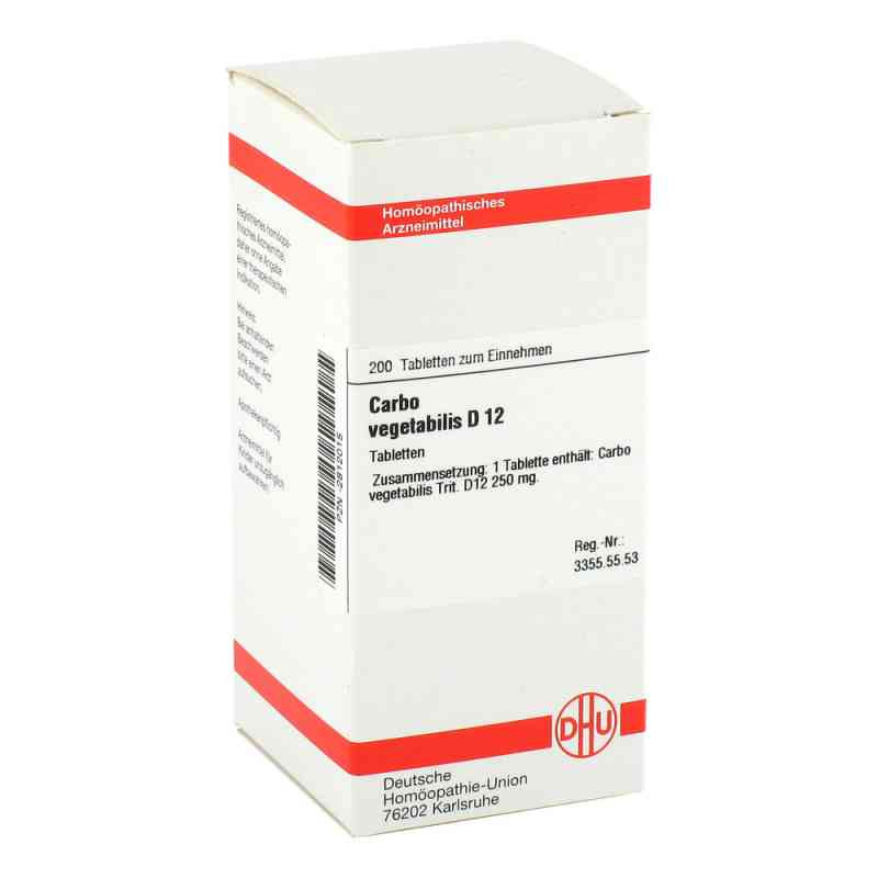 Carbo Vegetabilis D 12 Tabletten (200 stk) – PZN 2812015