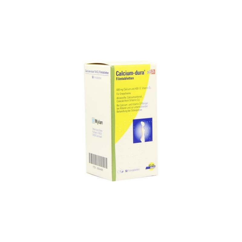 Calcium-dura Vit D3 (50 stk) – PZN 2654496