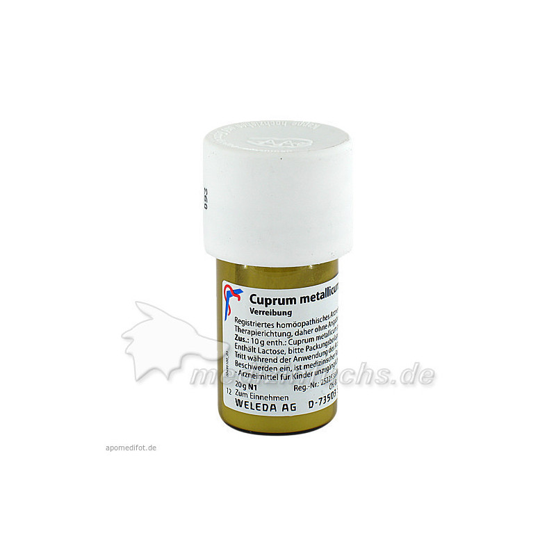 CUPRUM MET PRAEP D 6, 20 G – PZN 1616068