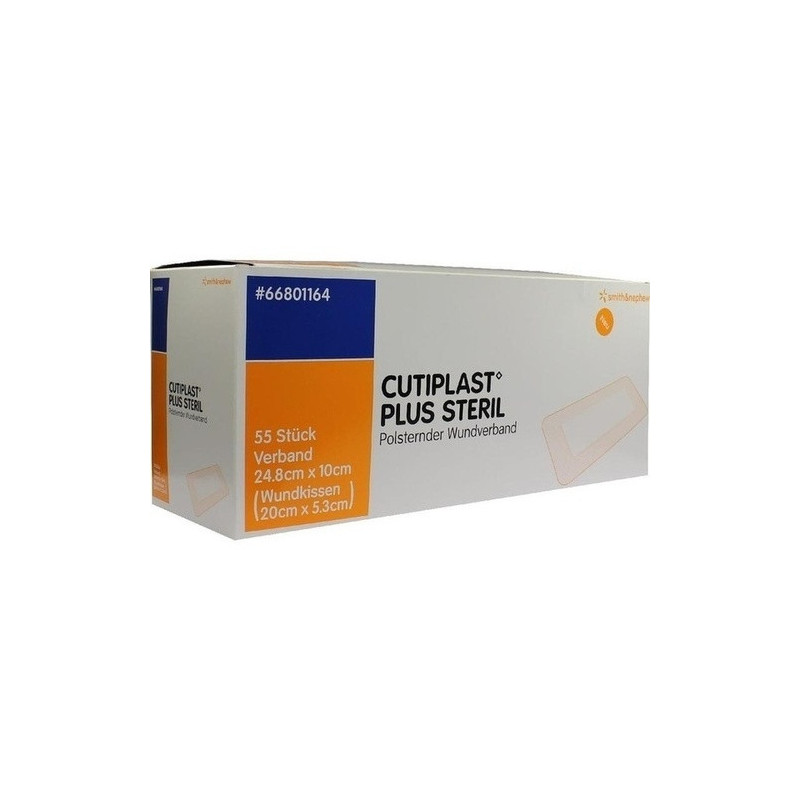 Cutiplast 10x24.8cm plus steril, 55 ST – PZN 9732615