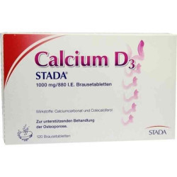 Calcium D3 STADA 1000mg/880 I.E. (120 stk) – PZN 9640416
