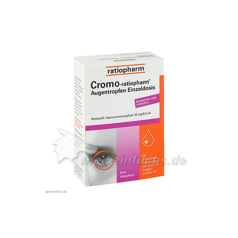 CROMO RATIOPHARM EINZELDOSIS, 20X0.5 ML – PZN 4884527