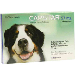 Capstar 57 mg Tabletten für grosse Hunde (6 stk) – PZN 1280763