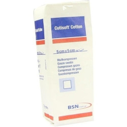 Cutisoft Cotton Kompressen 5x5cm, 100 ST – PZN 1499349