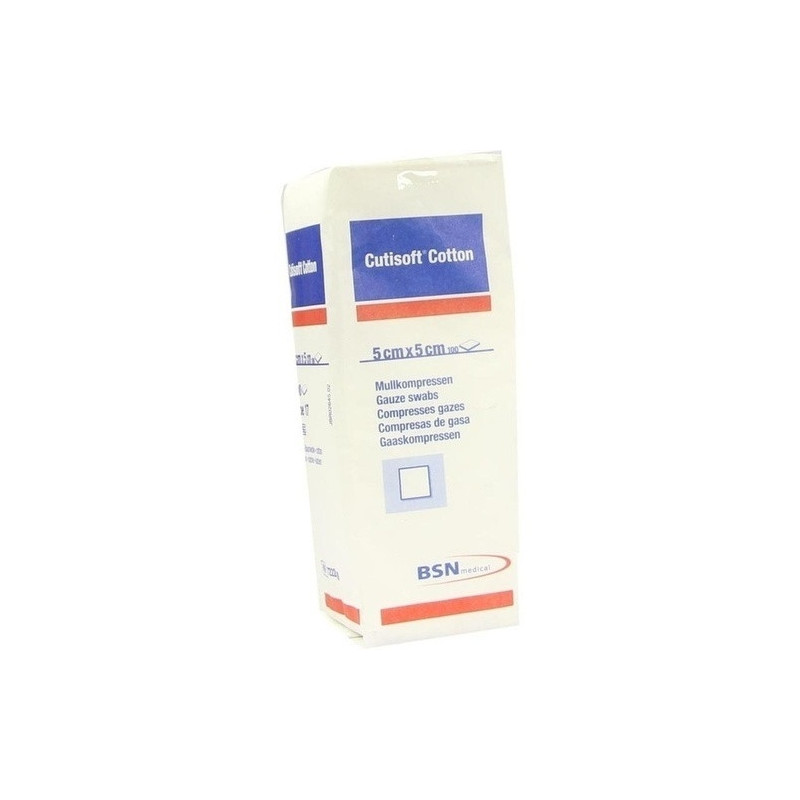 Cutisoft Cotton Kompressen 5x5cm, 100 ST – PZN 1499349