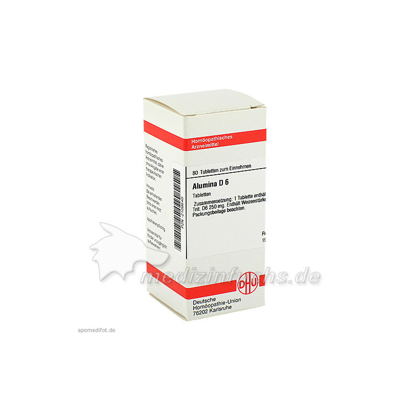 ALUMINA D 6, 80 ST – PZN 2109540
