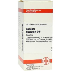Calcium Fluoratum D 8 Tabletten (80 stk) – PZN 2807876