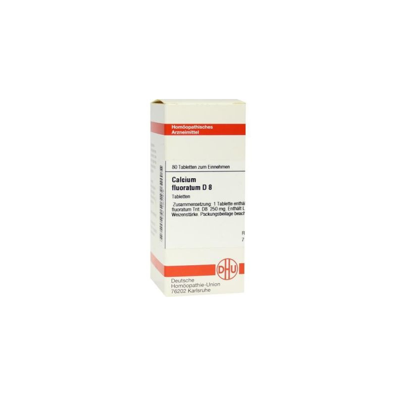 Calcium Fluoratum D 8 Tabletten (80 stk) – PZN 2807876