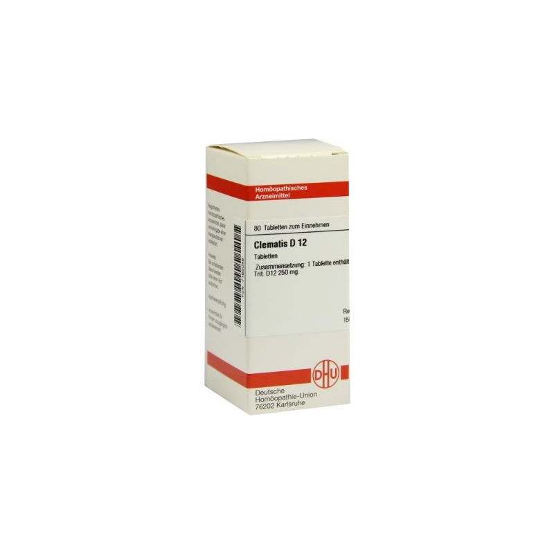 Clematis D 12 Tabletten (80 stk) – PZN 7165046