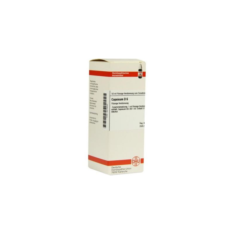 Capsicum D 6 Dilution (50 ml) – PZN 4210220