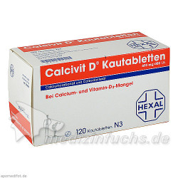 Calcivit D Kautabletten, 120 ST – PZN 9097219