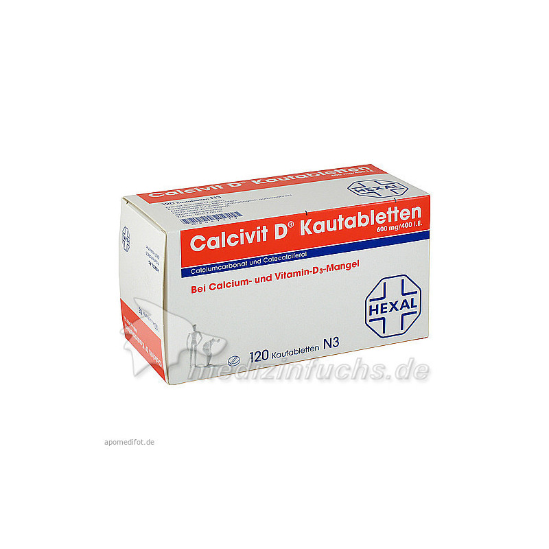 Calcivit D Kautabletten, 120 ST – PZN 9097219