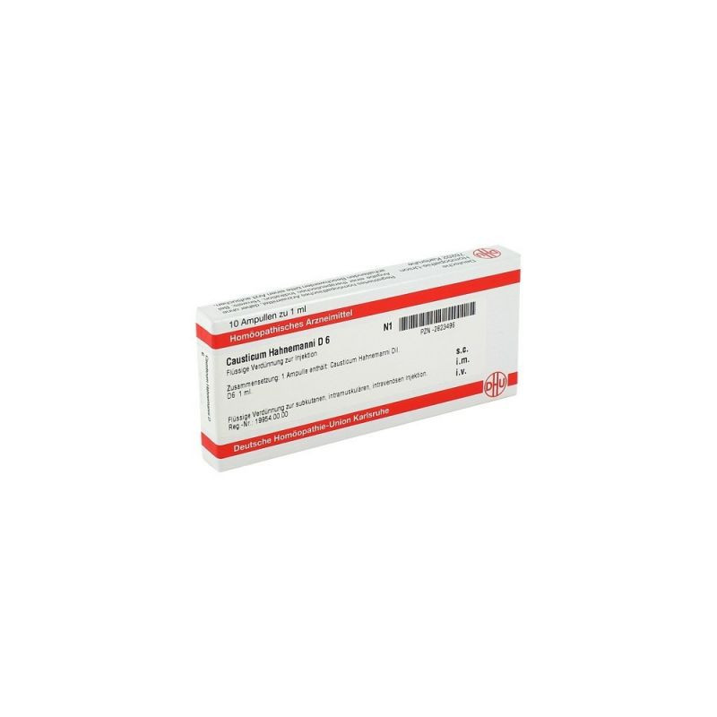 Causticum Hahnemanni D 6 Ampullen (10X1 ml) – PZN 2823496