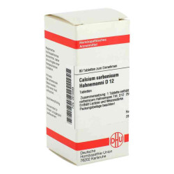 Calcium Carbonicum D 12 Tabletten Hahnemanni (80 stk) – PZN 2815568