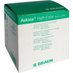 Askina Haft Color blau 8cmx20m, 1 ST – PZN 7343476