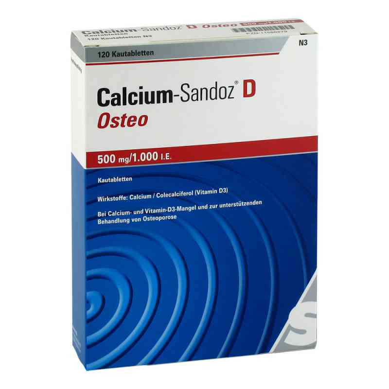 Calcium-Sandoz D Osteo 500mg/1000 I.E. (120 stk) – PZN 11586279